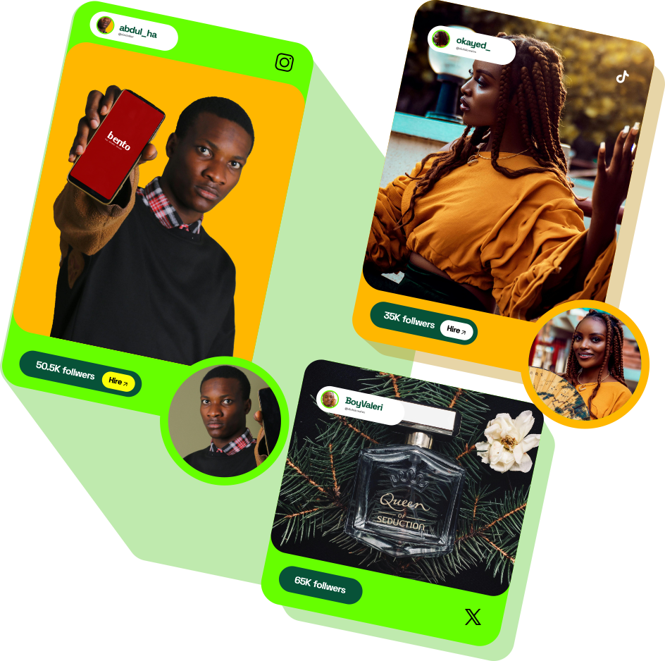 Hire UGC creators in Nigeria